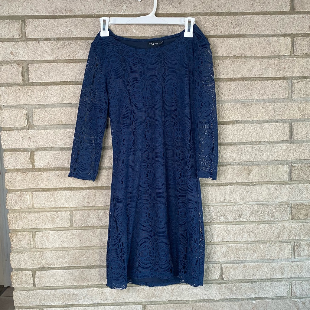 Ruby Rox Navy Dress